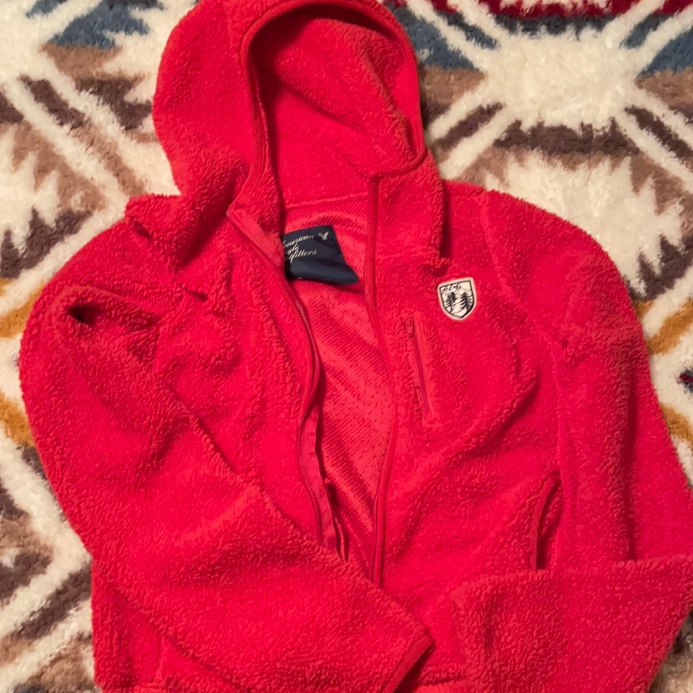 American eagle fleece zip up❄️
